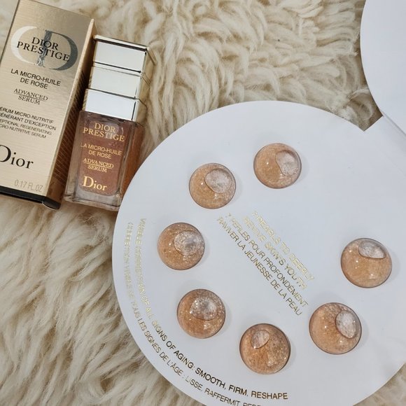 NEW Dior Prestige La Micro Huille de Rose advanced serum 12ml 0.38oz total - Picture 3 of 5